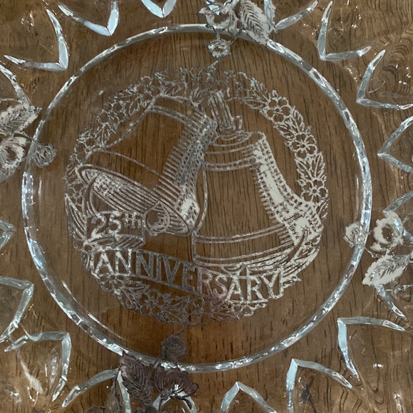 25th wedding anniversary plate - Picture 2 of 2
